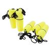 6PCS Kayak Container Bottle ABS Waterproof Portable Kayak Sealed Bottle Dry Canister with Hook Rope