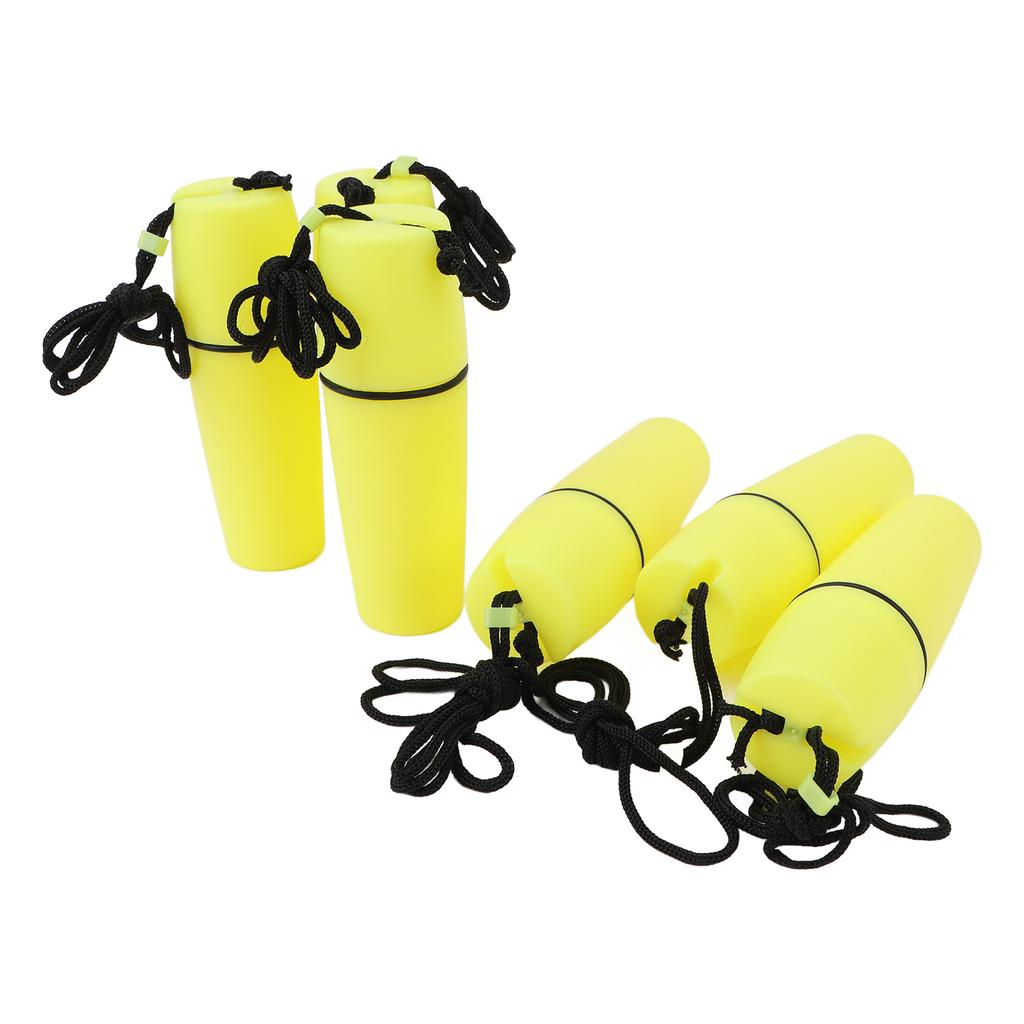 6PCS Kayak Container Bottle ABS Waterproof Portable Kayak Sealed Bottle Dry Canister with Hook Rope