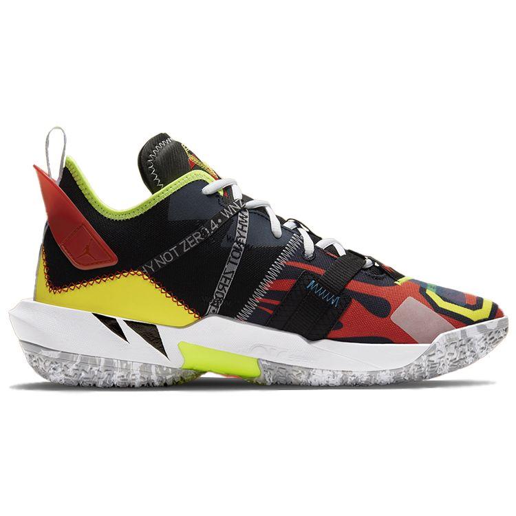 Кроссовки унисекс Air Jordan Why Not Zer0.4 PF Marathon Черный Вольт Опти-желтый DD4888-006