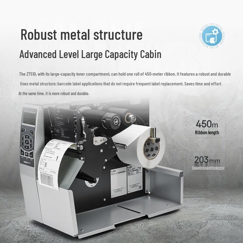 Zebra ZT510 Industrial Thermal Label Barcode Printer