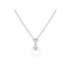 Women's Luxury Retro Ruyi Peace Pendant Necklace - Imitation Chalcedony Clavicle Chain, Trendy Internet Celebrity Style