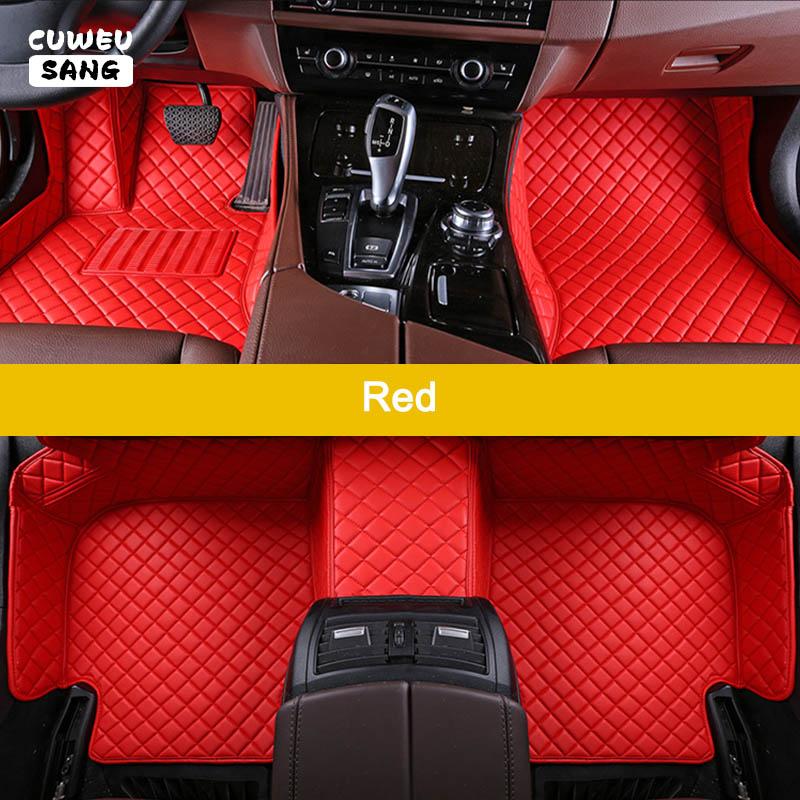 CUWEUSANG Custom Car Floor Mats For Lexus IS IS200 IS200C IS250 IS300 IS300h IS350 IS500 Auto Carpets Foot Coche Accessoriessor