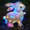 Square Shape Cartoon Animal Balloon With Wheels Luminous Balloon  Birthday Decoration