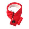 USB Charging Scarf Heating Pad for Men Women 3 Level Adjustable DIY Thermal Scarf Replaceable Heated Pad for Cold Weathe