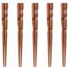Happy Set of Made In PID0489 J-kitchens Chopsticks, 5, Material Wood, Chopsticks, Japan,