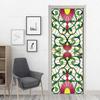 3D Geometric Door Sticker Self-adhseive Vinyl Full Door Wrap Cover Stickers Modern Abstract Geometry Wall Art Mural Decorations