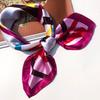 Hotel Silk Scarf Women Printing Wrap Kerchief  Neck Scarf 50*50cm Retro Ladies Scarf Foulard Square