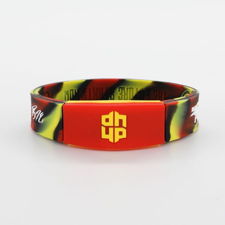NBA Luminous Silicone Bracelet: Curry, Durant, James, Irving Edition, 20cm Snap Closure.