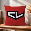 Pillow Covers Cartoon Sofa Decorative Home Doublesided Printing Short Plush Cute Cushion Cover COOL LOGO LLeclerc