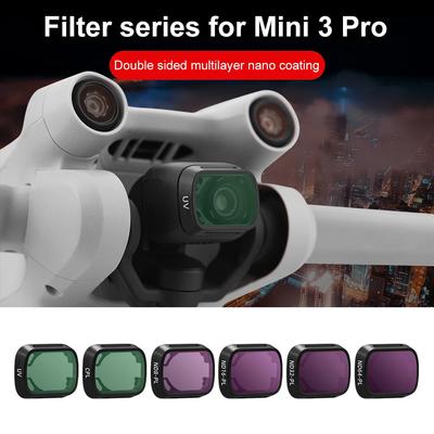 Фильтры для объектива для DJI Mini 3 Pro УФ CPL ND16 ND32 ND64 Набор фильтров 96% видимого света Дрон Оптическое стекло Аксессуары для фотографии