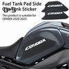 2Pcs Solid Color Fuel Tank Pad Thermal Insulation Practical Motorbike Side Fuel Knee Pad for CB400X 2020 2023