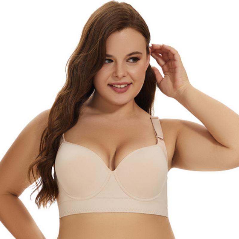 Smooth and Seamless Push-up Bra for Breast Correction and Sagging Prevention