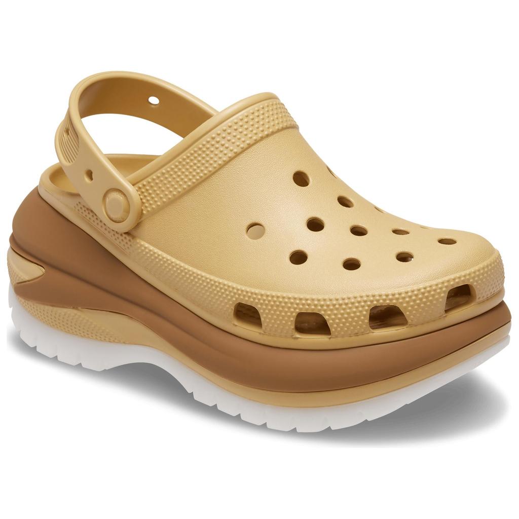 Crocs Mega Crush Матовые Клоги Удобные Универсальные Клоги Унисекс Клоги Пшеничный 210749-209