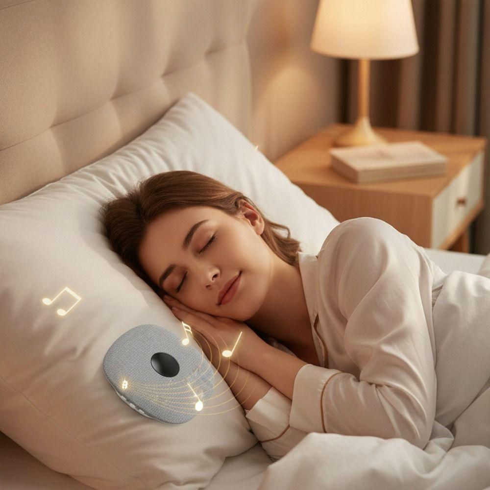 Sleep Aid Wireless Sleeping Speaker Bone Conduction Bedroom Pillow Speaker Sound Machine Home Use