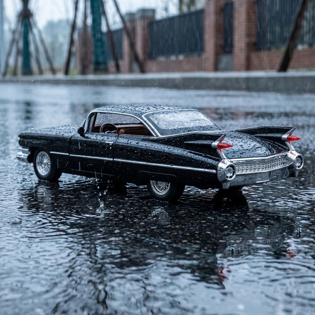 1:32 Кадиллак Эльдорадо 1959 Американский Роскошный Винтажный Седан Металлический Литой Модель Автомобиля Домашнее Украшение и Коллекционные Предметы Хобби Дисплей