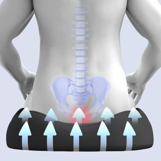 Подушка сиденья из пены с памятью Дышащий дизайн Снятие давления на копчик Эргономичная поддержка Офис