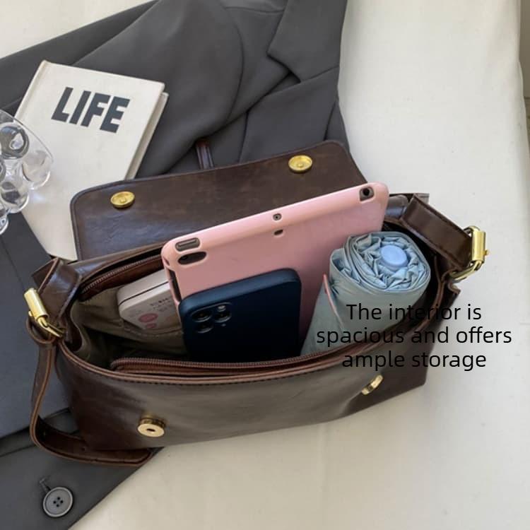 Модная повседневная сумка-квадрат однотонная сумка через плечо