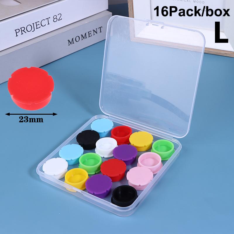 12/16/18Pcs 3/5ML Glass Vials with Protective Vial Caps Leak-Proof Dust-Resistant Lids Cover for Insulin Bottles - Flip Off Caps