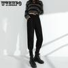 Women's Overalls Black High-waisted Corduroy Tight Casual Fashion Haren Radish Pants Loose Spring and Autumn