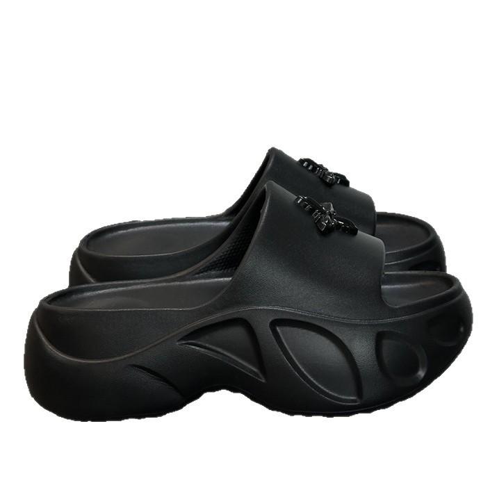 Новые летние шлепанцы на толстой подошве и толстом каблуке, женские летние шлепанцы на толстой подошве для прохлады на море