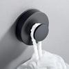 2025 New Multi-purpose Black Sucker Wall Hooks Seamless Stick Hook Suction Cup Hook Wall Hanger for Bathroom Kitchen Bag Holder