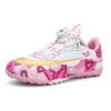 Детские Футбольные Бутсы Общество Футзал TF Розовые Футбольные Теннисные Кроссовки Спортивные Профессиональные Кроссовки Для Помещений Мальчик Девочка Футбольные Кроссовки