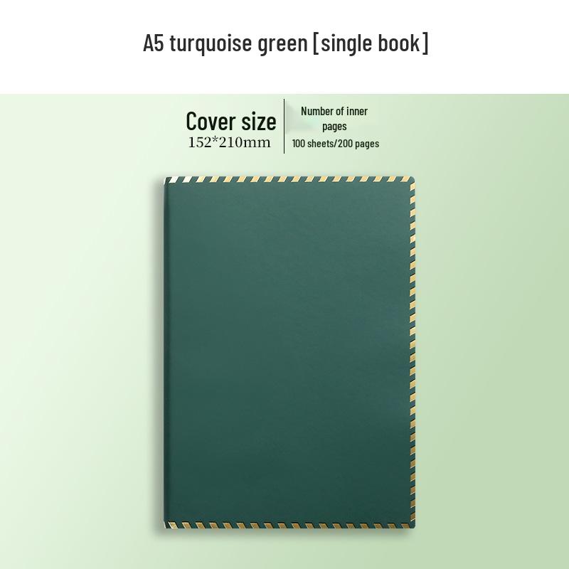 Подарочный набор кожаного блокнота A5 с индивидуальной гравировкой логотипа