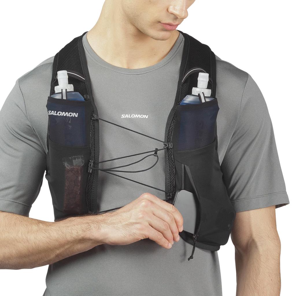 ADV HYDRA VEST 4 Hydration Pack Black [Salomon] (XS~XL sizes)