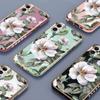 Красочные печатные узоры с квадратным краем корпуса с покрытием корпуса телефона Роскошное покрытие Мягкий чехол для телефона для iPhone Motorola Moto OnePlus Samsung