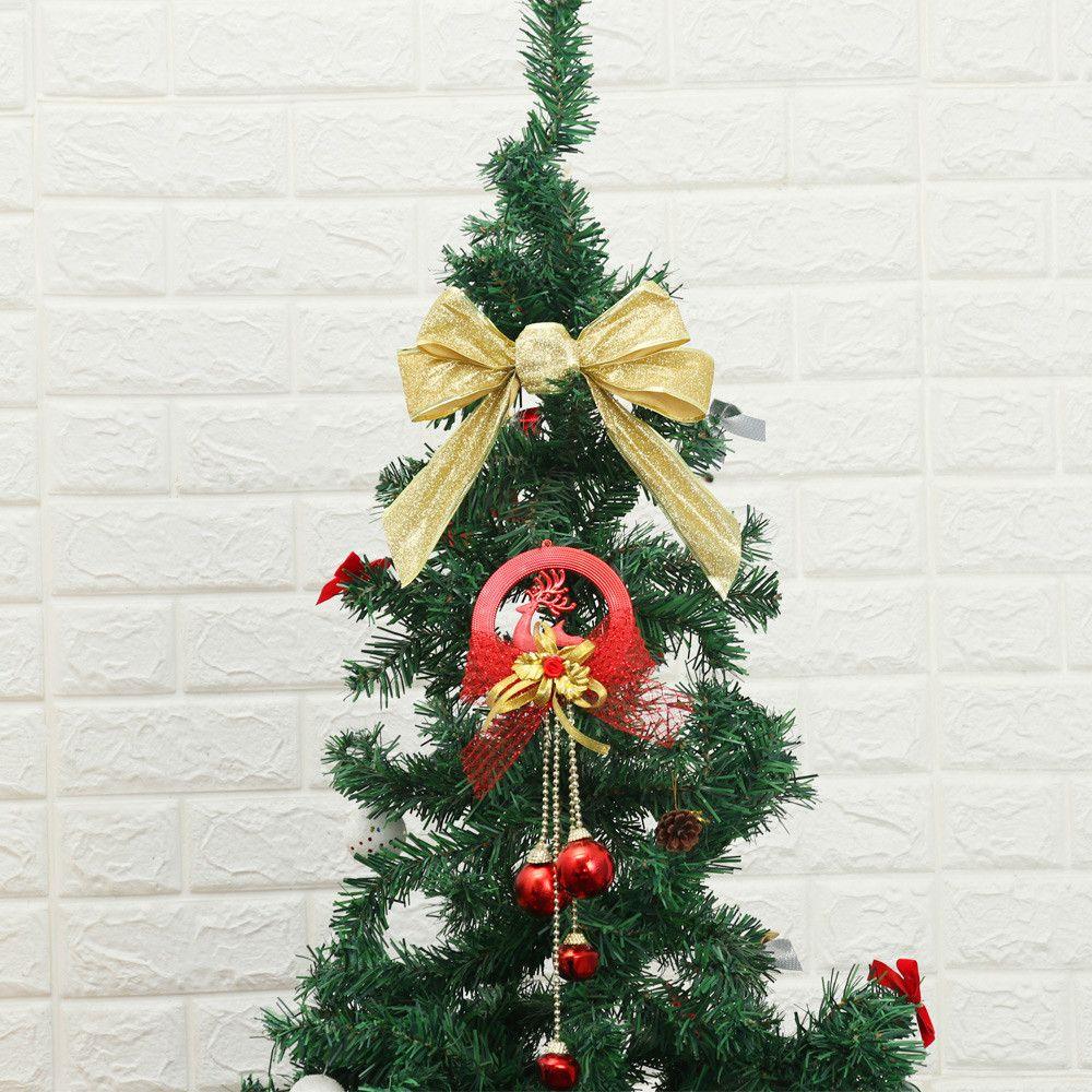 Decorate Gold Powder Bow Pendant Christmas Christmas Decorations Bow Christmas Bow