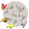 Lovely Bird Silicone Moulds Fondant DIY Cake Decorating Tools Chocolate Gumpaste Mould Cupcake Topper Candy Resin Clay Moulds