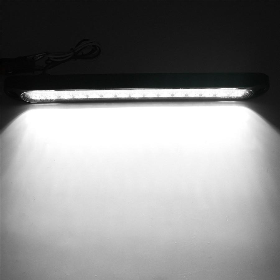 Ultra-slimline 15LED White Car Truck Stop Tail Brake Light Identification Light