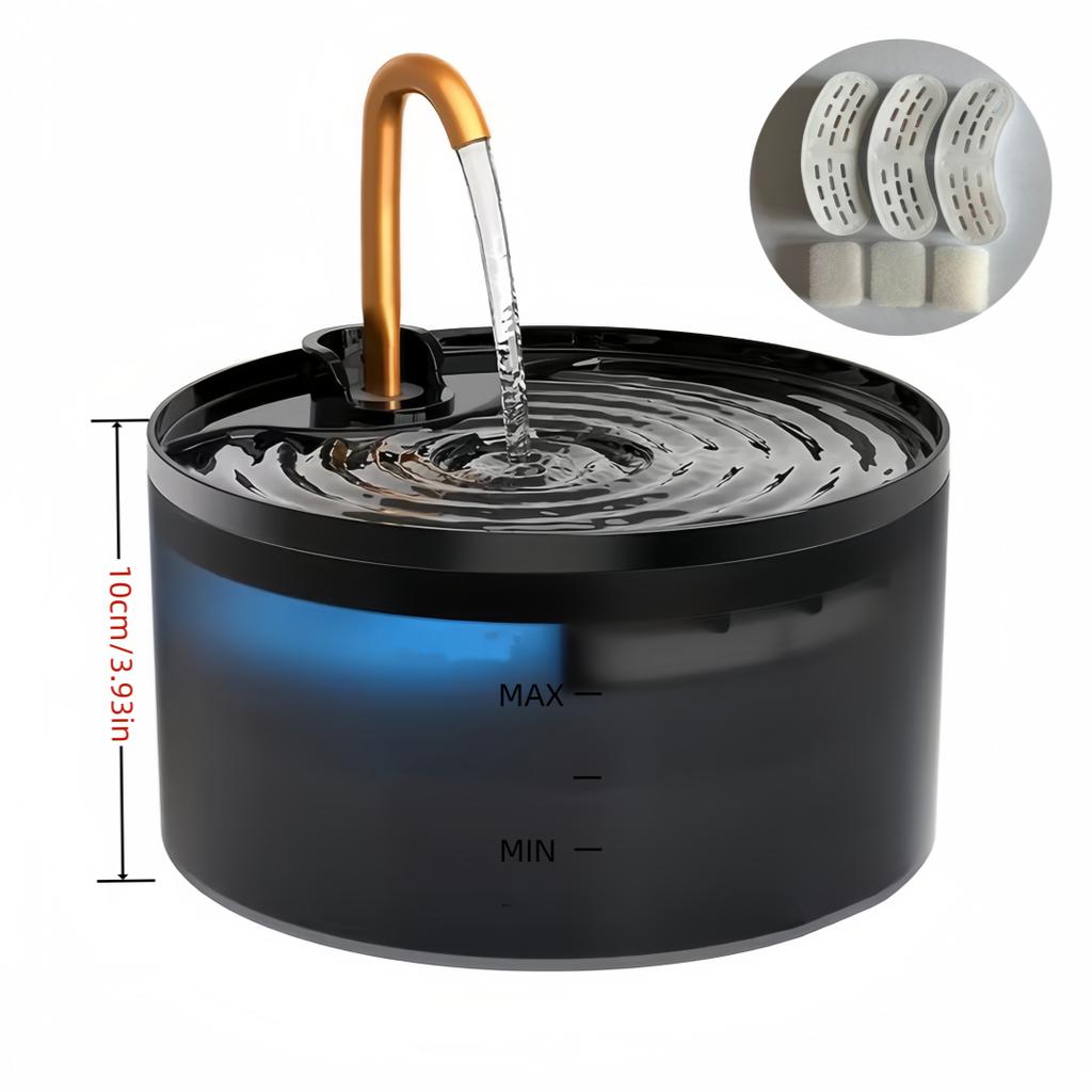 Pet Water Fountain Auto Filter Set Automatic sensing Cat Drinker 2.1L Recirculate Filtring Drinking for Cat Dog Water Dispenser