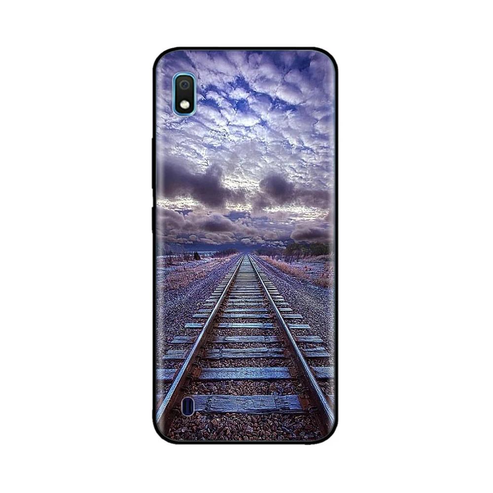 Чехол для Samsung Galaxy A10 Милый Мягкий Гладкий Жидкий Силикон Полная Защита Чехлы для Телефона Для Samsung A10 Чехол A 10 SM-A105F