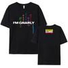 Katseye Im Gnarly Футболка с принтом корейской женской группы Camiseta Хлопок Короткий рукав Женская футболка Летняя Повседневная Женская футболка