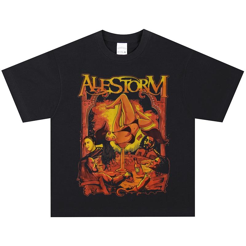 Футболка Alestorm, Мягкая ткань, Повседневная