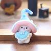 Cuter Elf Mushroom Plushie Keyring Pp Cotton Fill Stuffed Soft Kids Ornament