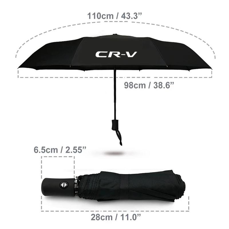 IYXI7 Windproof Double Layer Resistant Umbrella Fully Automatic Rain Umbrellas For Honda CRV CR-V 2018 2015 2016 2017 2019 2020