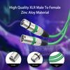 6/10Pcs XLR To XLR Microphone Cable Multi Colored 3-Pin Balanced Shielded XLR Cable for Mic Mixer Recording Studio Podcast