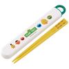 Chopsticks and Chopstick Case Set for Kids, Lunch Box, 16.5cm, Made In Japan, Dishwasher Safe, Sliding, Sesame Street Design, ABS2AMAG-A