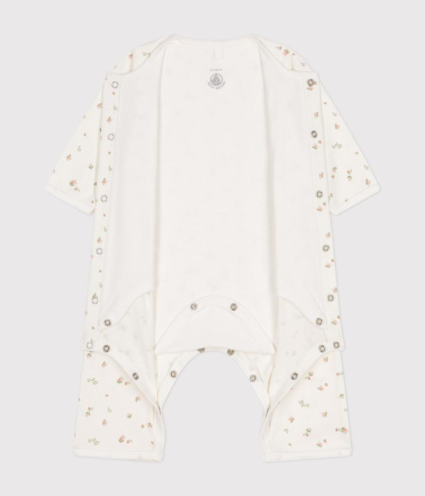 Bodyjama A0B5X 6 Months 67cm [Petit Bateau] Off-white/Multicolor