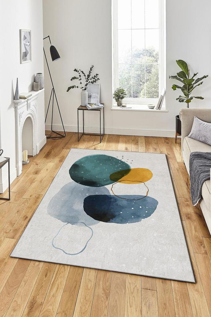 Современный домашний ковер с 3D-печатью, декоративный специальный дизайн, моющийся, нескользящий, устойчивый к пятнам мягкий коврик для спальни, гостиной