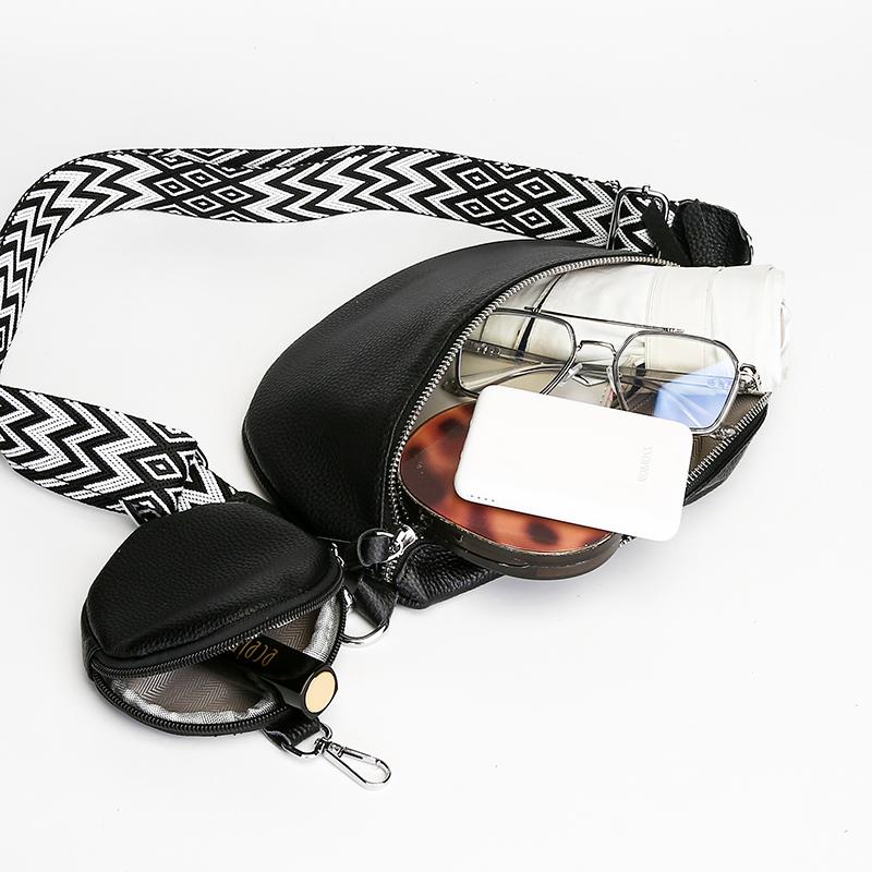 100% натуральная кожа женские сумки через плечо роскошная коровья кожа нагрудная сумка с маленьким кошельком женские сумки поясная сумка