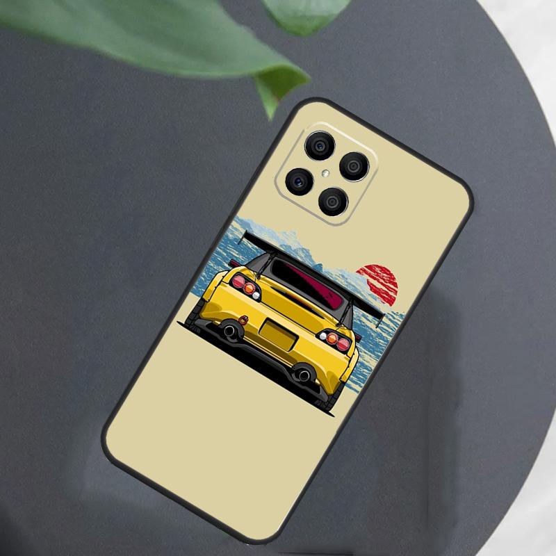 JDM Cars For Honor Magic 5 6 7 8 Pro Case For Honor 400 200 50 70 Lite X8c X8b X9a X9b X9c X9d Win RT