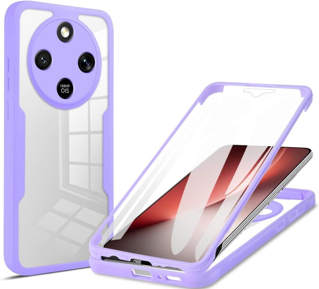 Чехол 360° с полной защитой для Honor X9D / X70 / Magic8 Lite, чехол-бампер со встроенной защитной пленкой для экрана