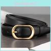 Minimalist Womens Pu Leather Belt With Alloy Pin Buckle For Casual And Office Wear