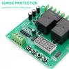 YYB-5 12V 24V Модуль циклического таймера с задержкой на двух реле Плата управления двигателем для прямого/обратного хода Управление электромагнитными клапанами насосами