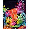 Алмазная картина Diy Алмазная вышивка Мозаика Подарок Картина маслом Кот Алмазная стена Искусство Декор