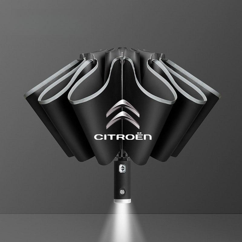 GEFR3 For Citroen 12 Bone Car Automatic Folding Umbrella Sunshade Accessories Grand Berlingo Celysee Xsara C4 Picasso C5 C3 Aircross