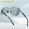 Metal Frame Polarized Sunglasses for Men Classic Brand Design Anti Glare UV400 Fishing Driving Sport Photochromic Glasses